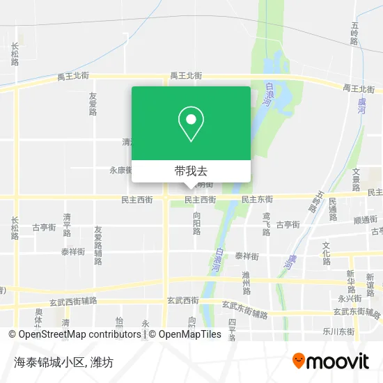 海泰锦城小区地图