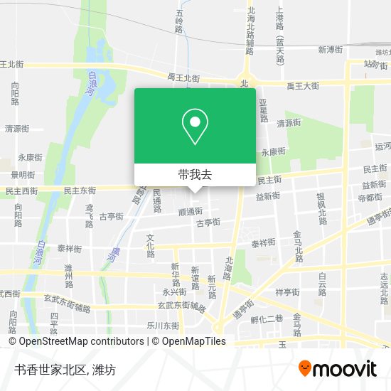 书香世家北区地图