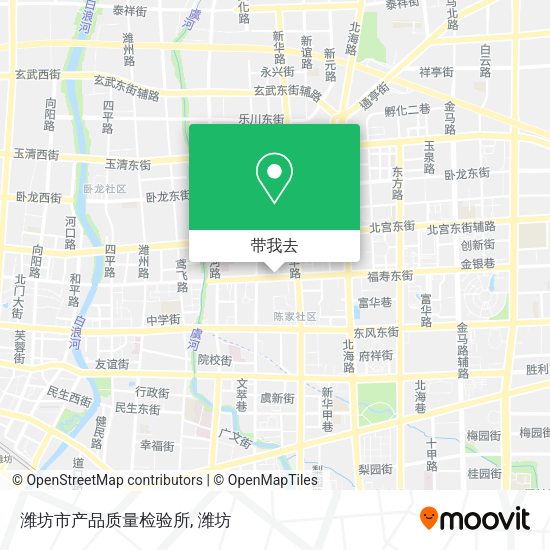 潍坊市产品质量检验所地图