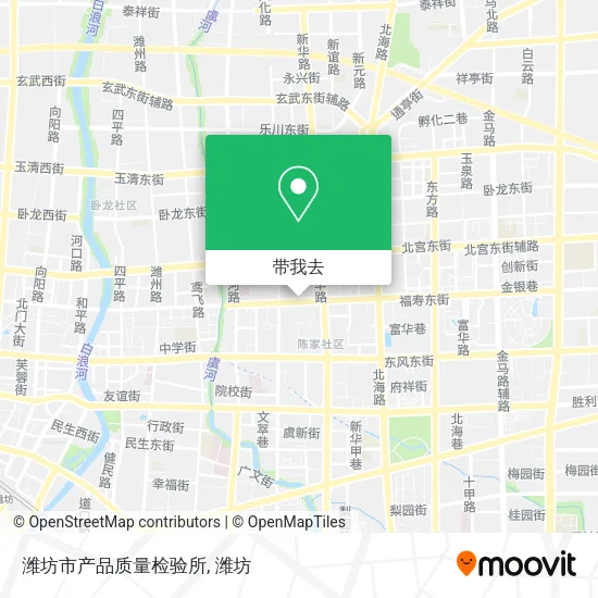 潍坊市产品质量检验所地图