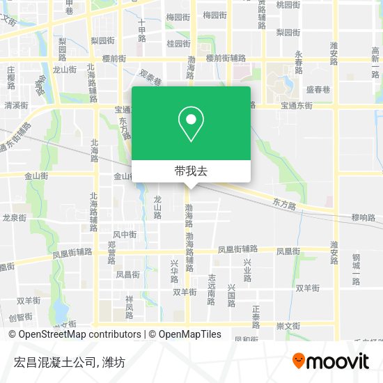 宏昌混凝土公司地图