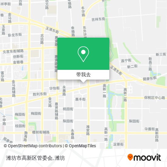 潍坊市高新区管委会地图