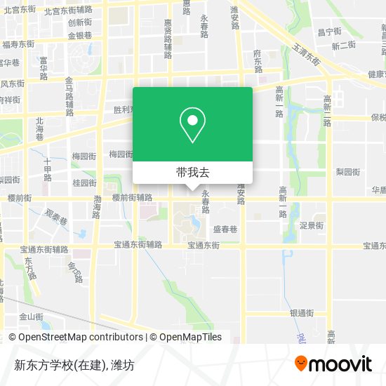 新东方学校(在建)地图