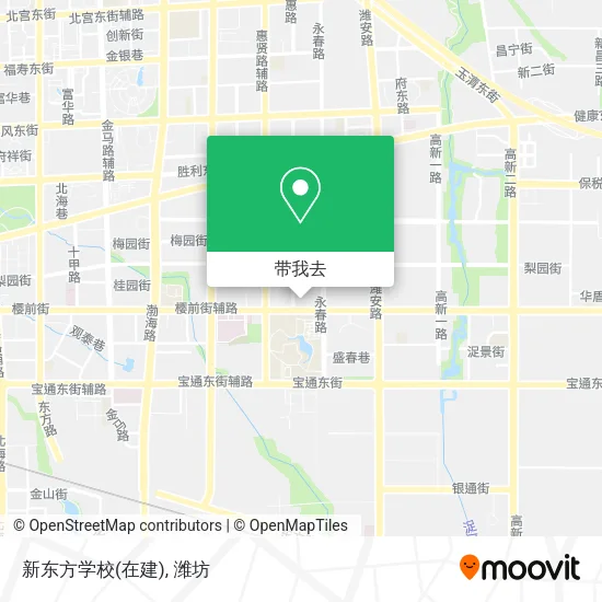 新东方学校(在建)地图