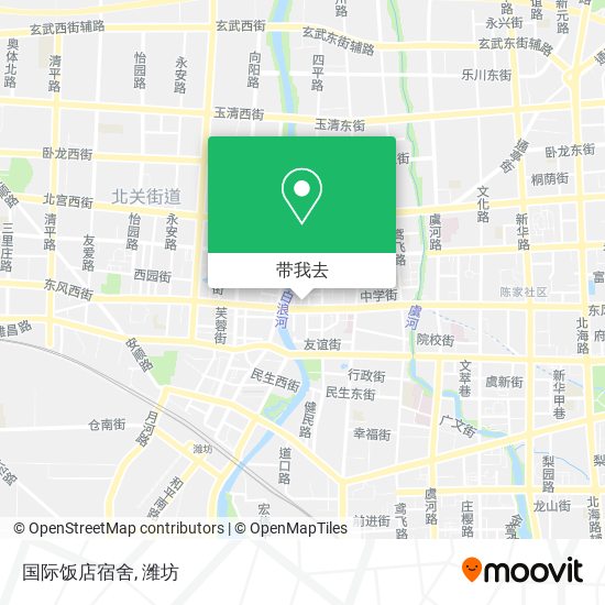 国际饭店宿舍地图
