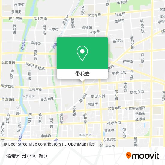 鸿泰雅园小区地图