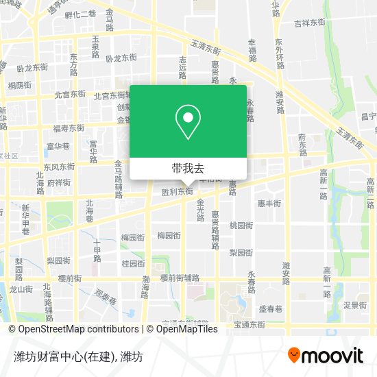 潍坊财富中心(在建)地图