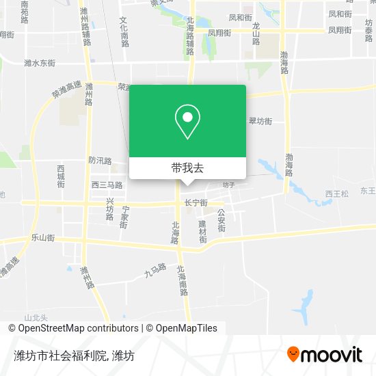 潍坊市社会福利院地图