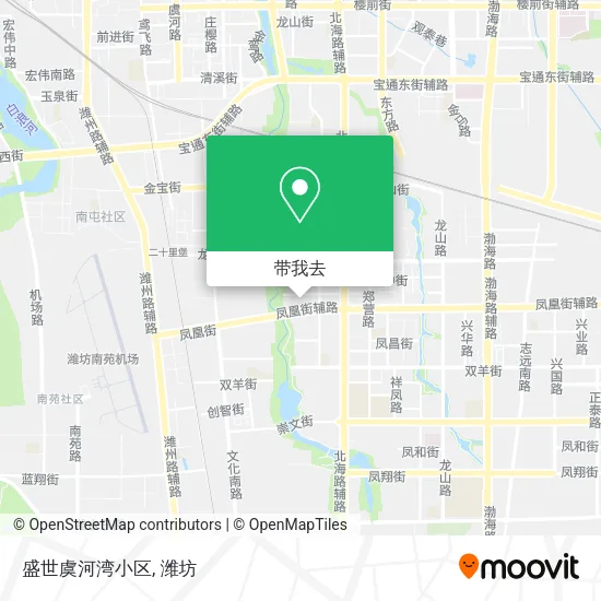 盛世虞河湾小区地图