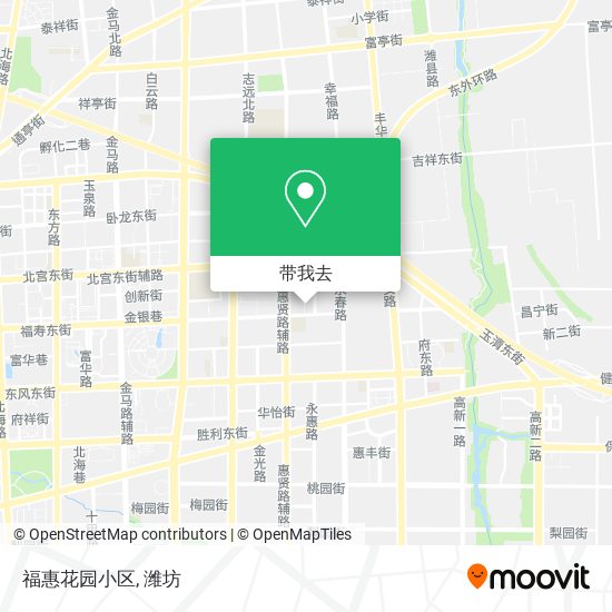 福惠花园小区地图