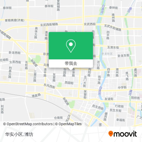华实小区地图
