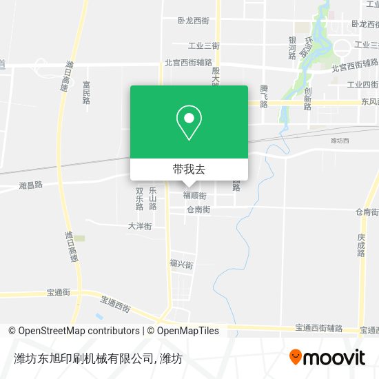潍坊东旭印刷机械有限公司地图
