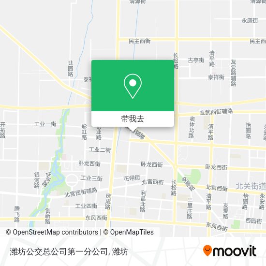 潍坊公交总公司第一分公司地图
