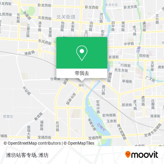 潍坊站客专场地图