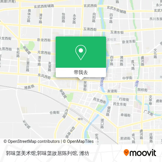 郭味蕖美术馆;郭味蕖故居陈列馆地图