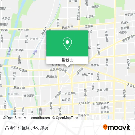 高速仁和盛庭小区地图