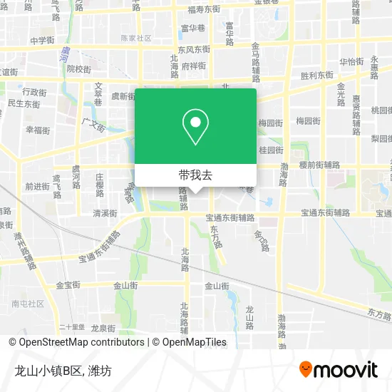 龙山小镇B区地图