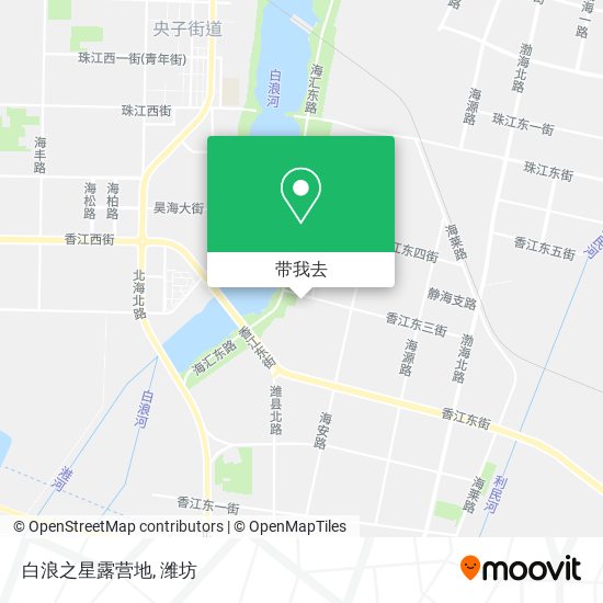 白浪之星露营地地图