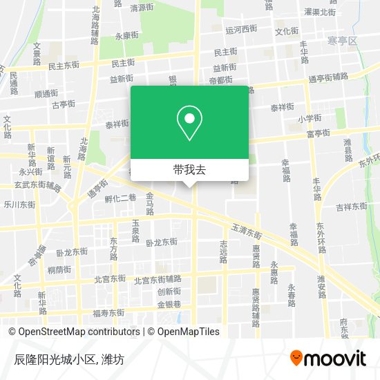 辰隆阳光城小区地图