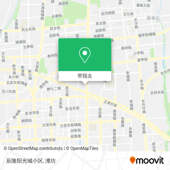 辰隆阳光城小区地图