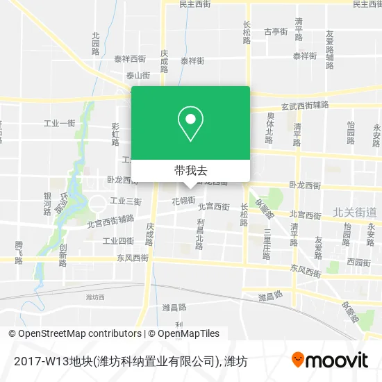 2017-W13地块(潍坊科纳置业有限公司)地图