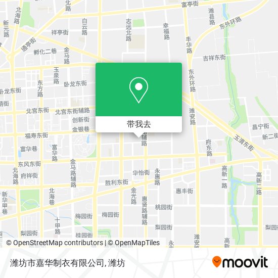 潍坊市嘉华制衣有限公司地图