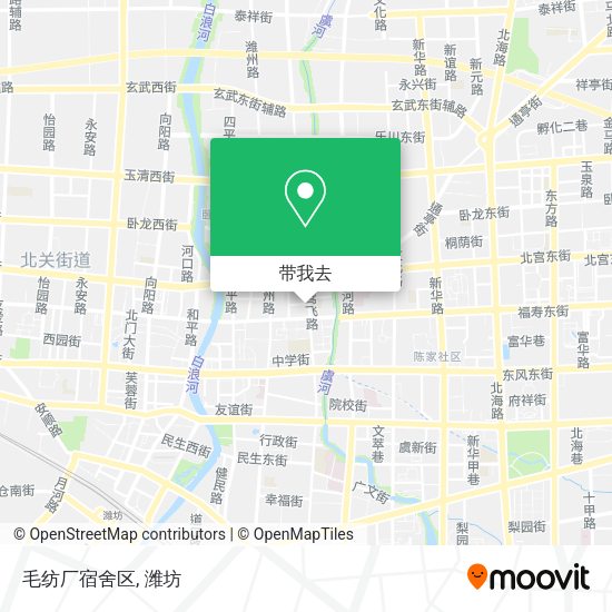 毛纺厂宿舍区地图