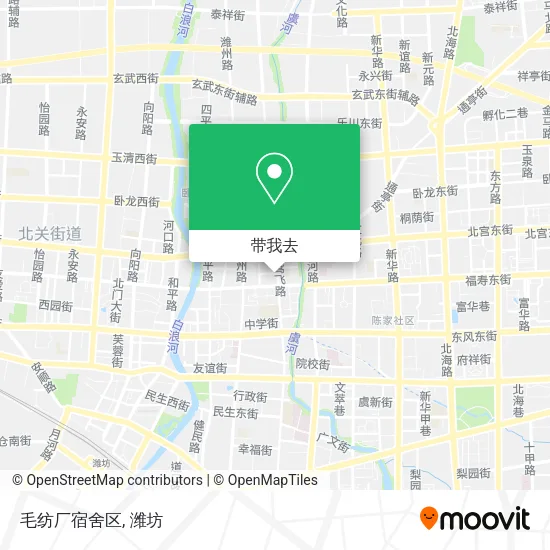 毛纺厂宿舍区地图