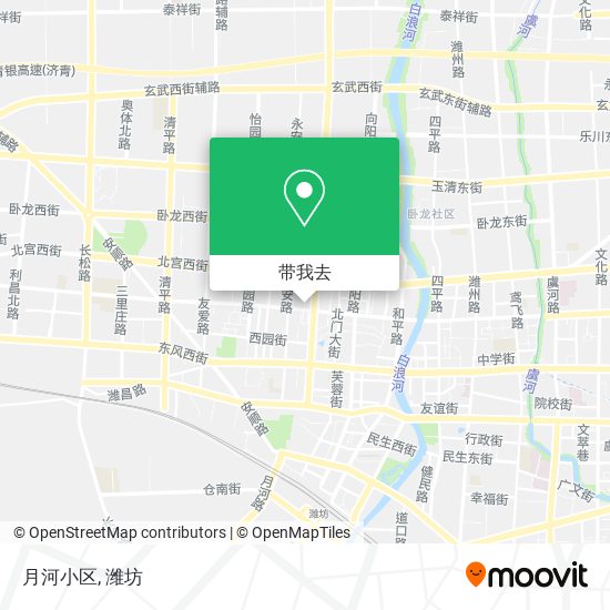 月河小区地图