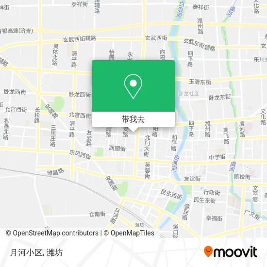 月河小区地图