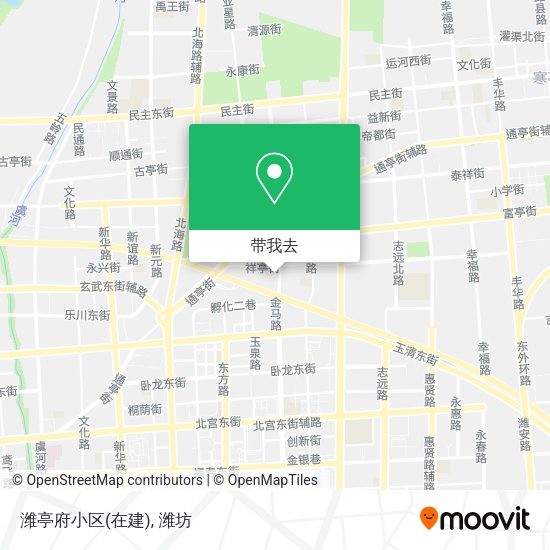 潍亭府小区(在建)地图
