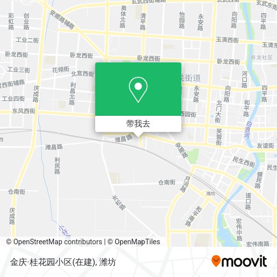 金庆·桂花园小区(在建)地图