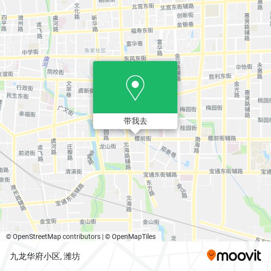 九龙华府小区地图