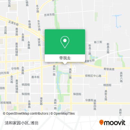 清和家园小区地图