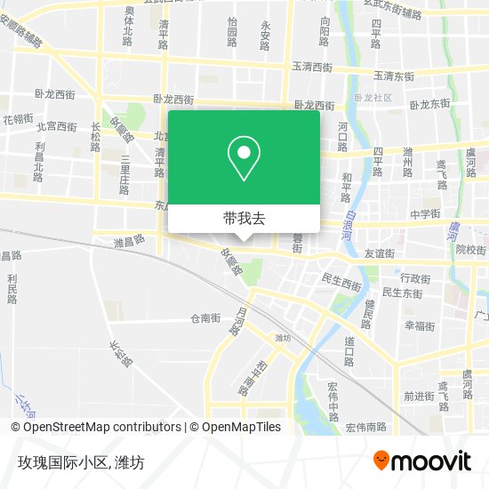 玫瑰国际小区地图