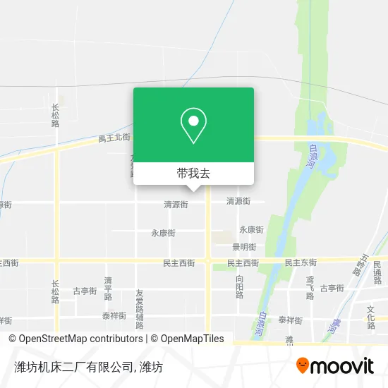 潍坊机床二厂有限公司地图