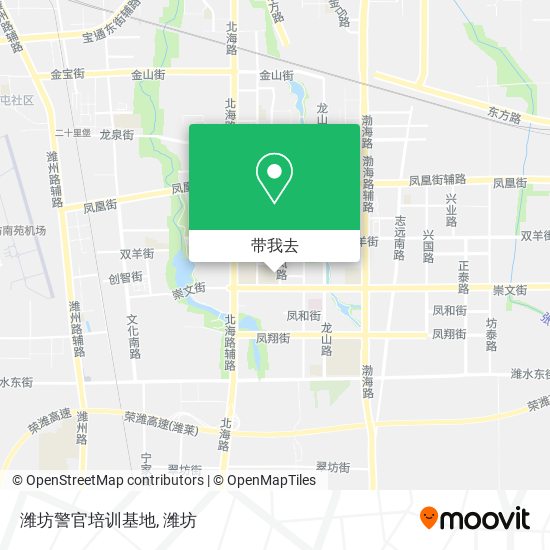 潍坊警官培训基地地图