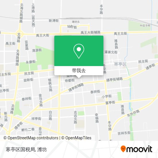 寒亭区国税局地图