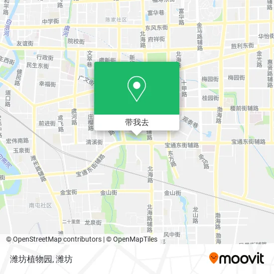 潍坊植物园地图