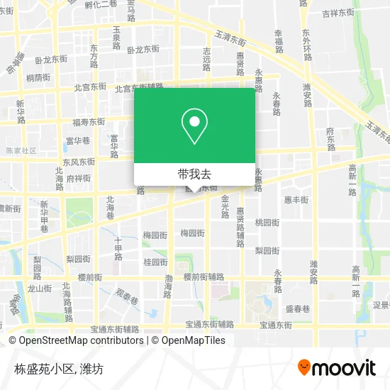 栋盛苑小区地图