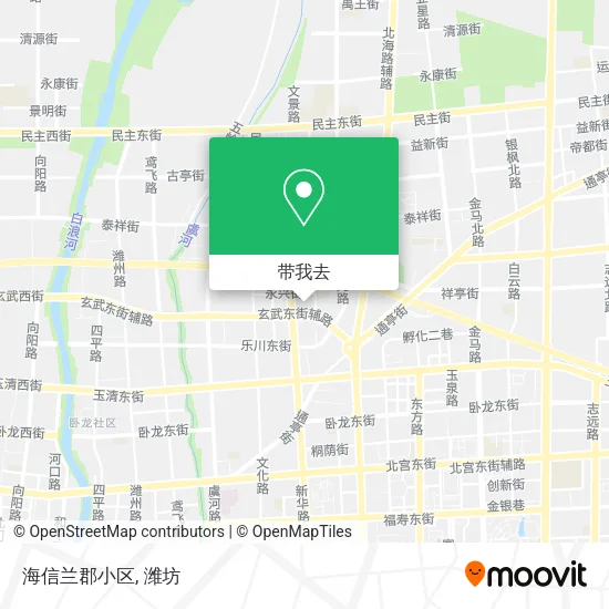 海信兰郡小区地图