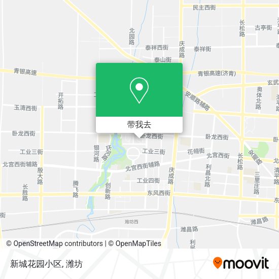 新城花园小区地图