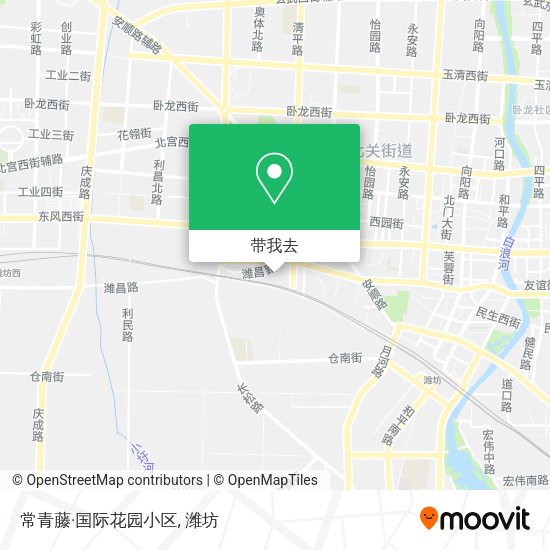 常青藤·国际花园小区地图