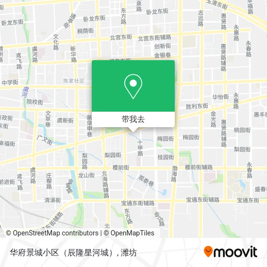 华府景城小区（辰隆星河城）地图