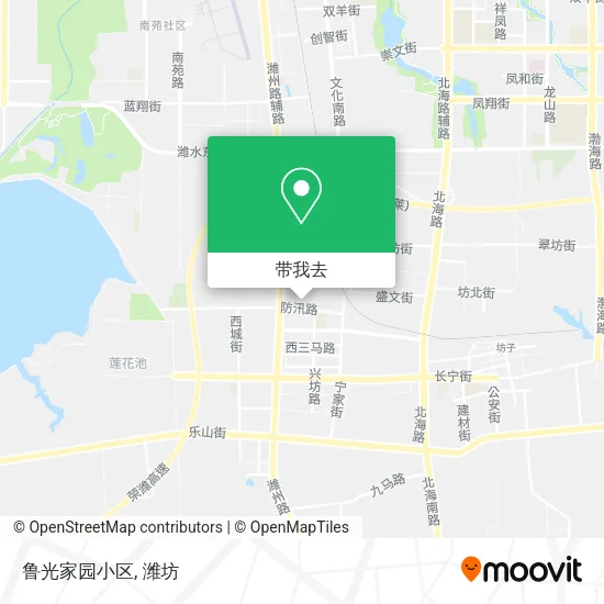 鲁光家园小区地图