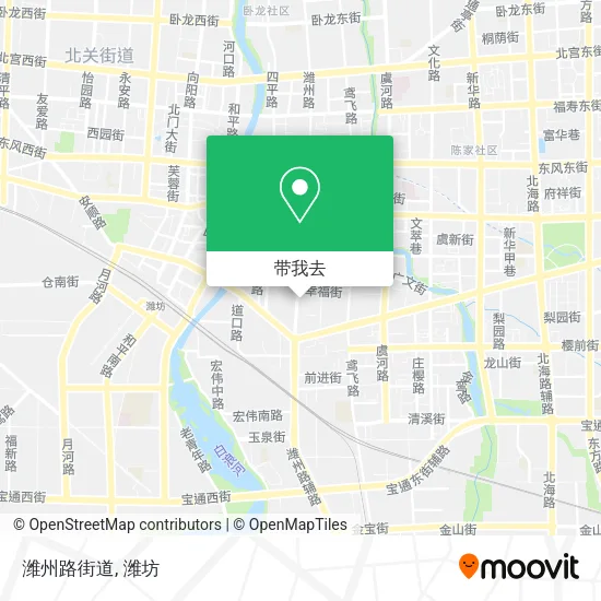 潍州路街道地图