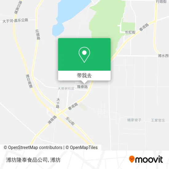潍坊隆泰食品公司地图