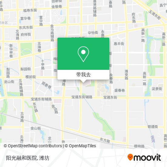 阳光融和医院地图