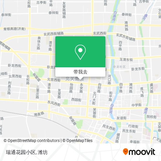 瑞通花园小区地图