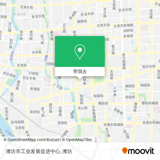 潍坊市工业发展促进中心地图